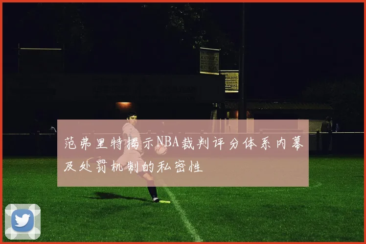 范弗里特揭示NBA裁判评分体系内幕及处罚机制的私密性